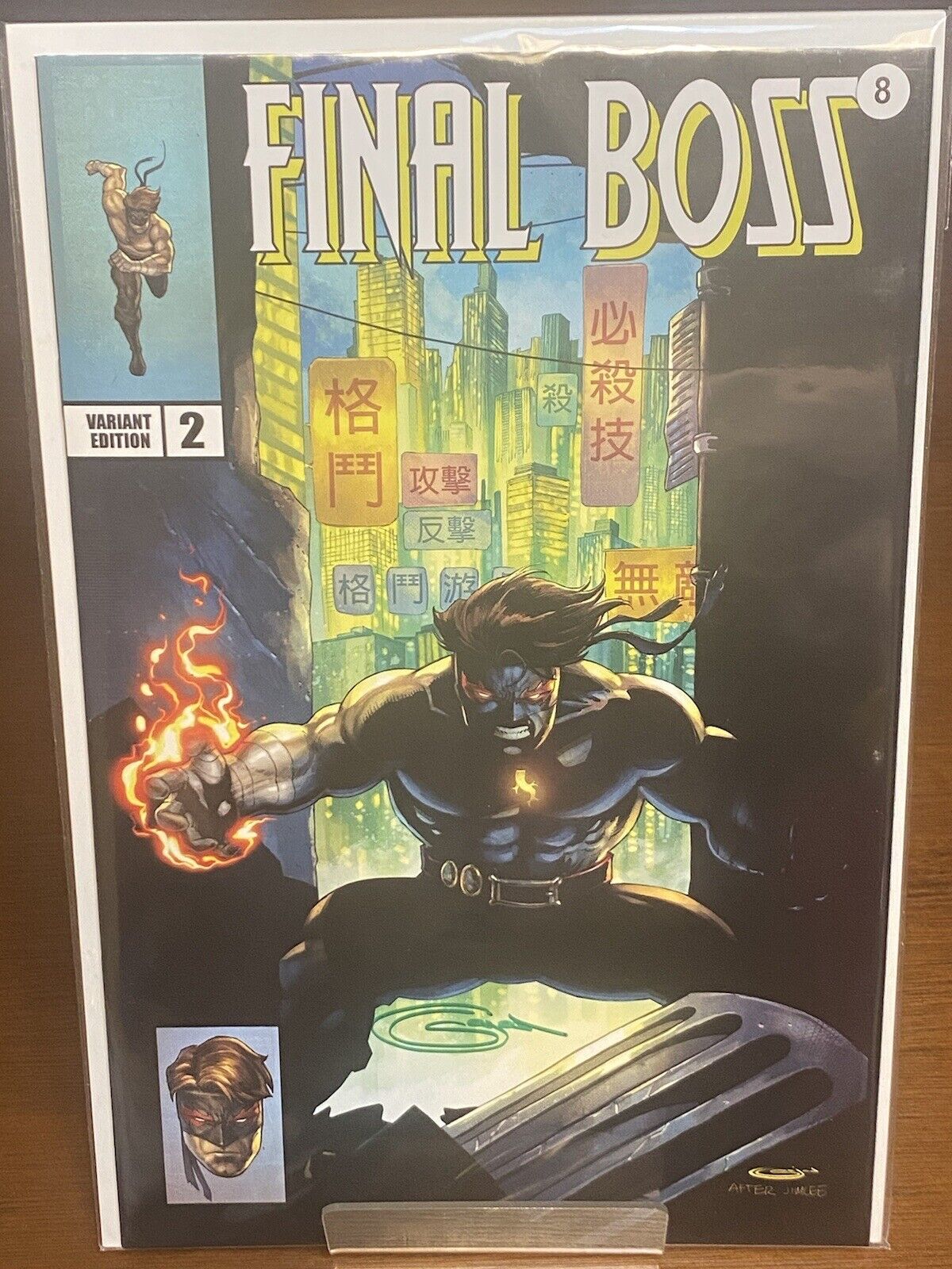 Final Boss #2 Wolverine Homage Trade Variant SIGNED by Sajad Shah with COA