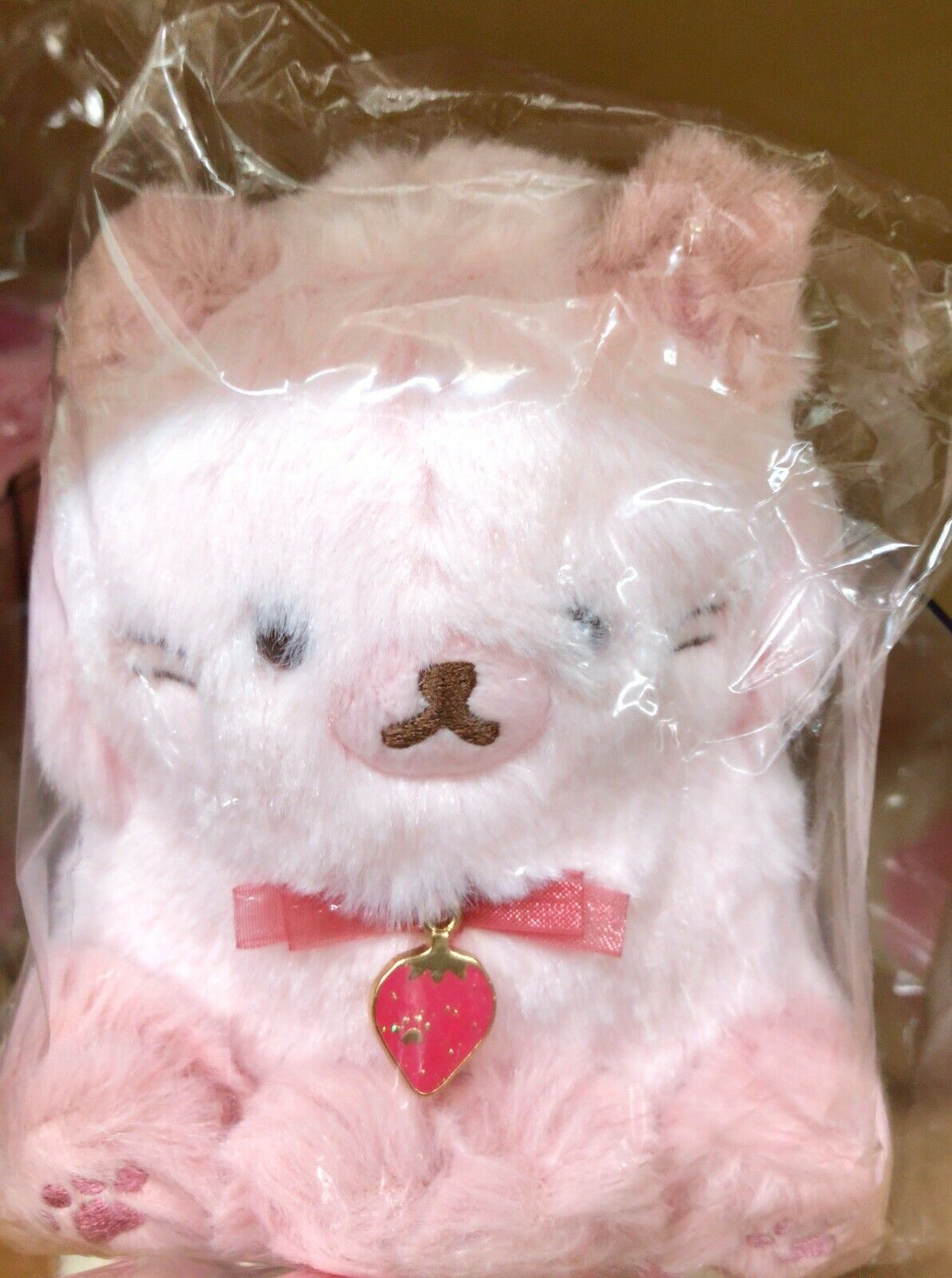 San-X Rilakkuma Stuffed Toy Plush Korilakkuma & Strawberry Cat Doll MF21101 Gift