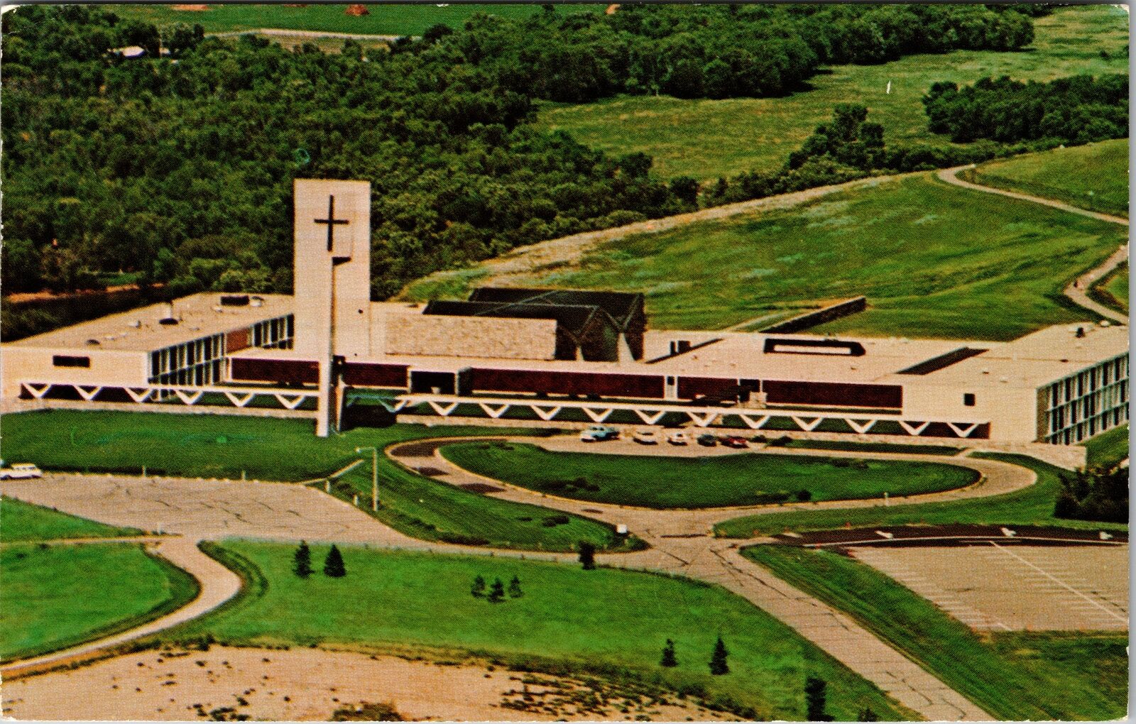 Bismarck ND-North Dakota, Annunciation Priory, Vintage Postcard