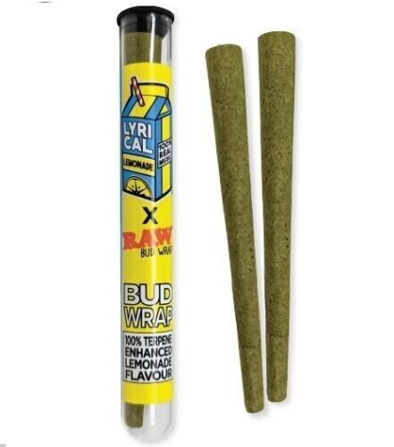Lyrical Lemonade X RAW One Tube - Contains 2cts Pre-Rolled Bud Wrap Cones