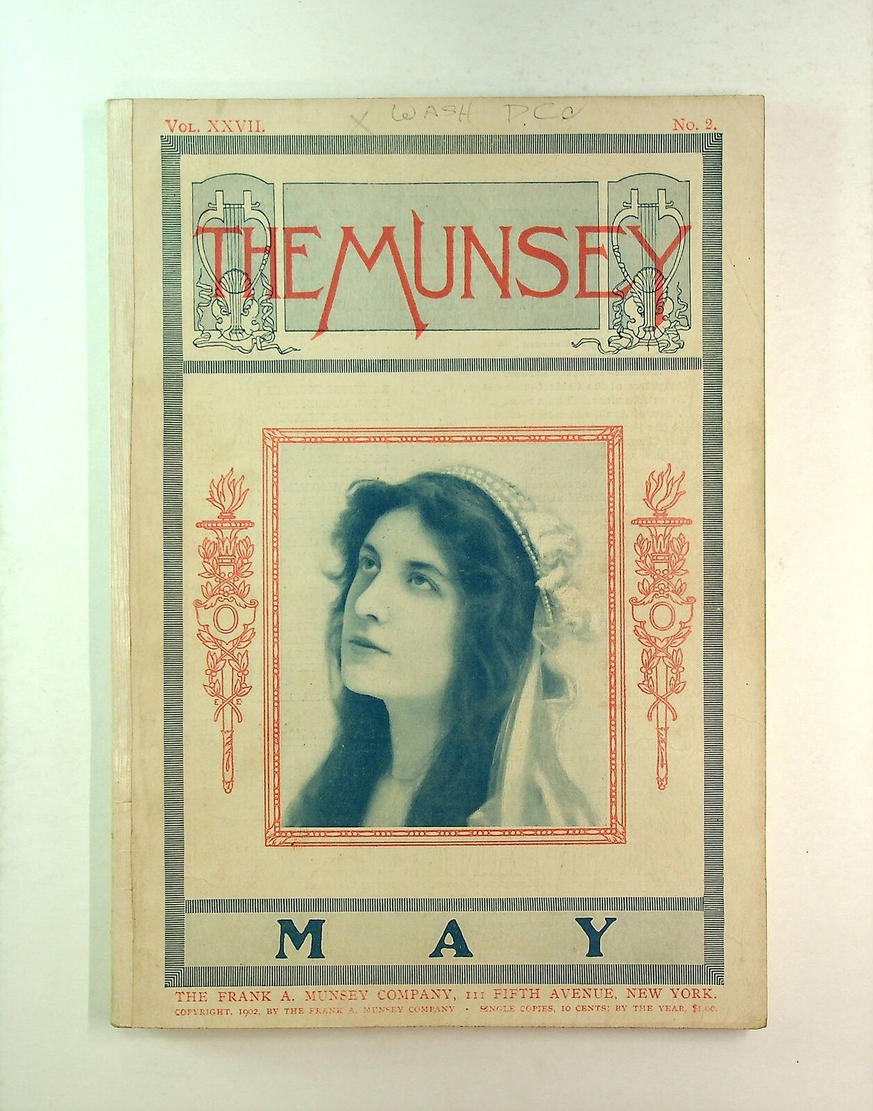 Munsey's Magazine Pulp May 1902 Vol. 27 #2 VG/FN 5.0