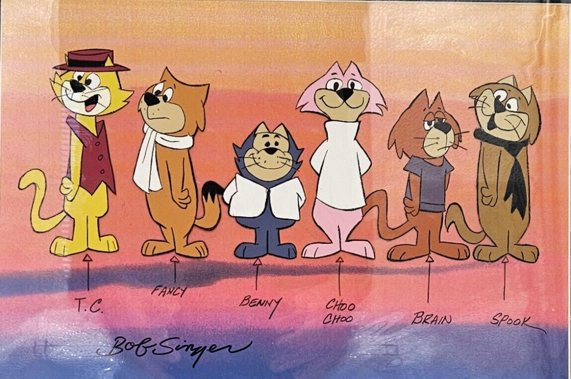 Hanna Barbera:Top Cat and Friends- Original Model Cel-Signed Bob Singer