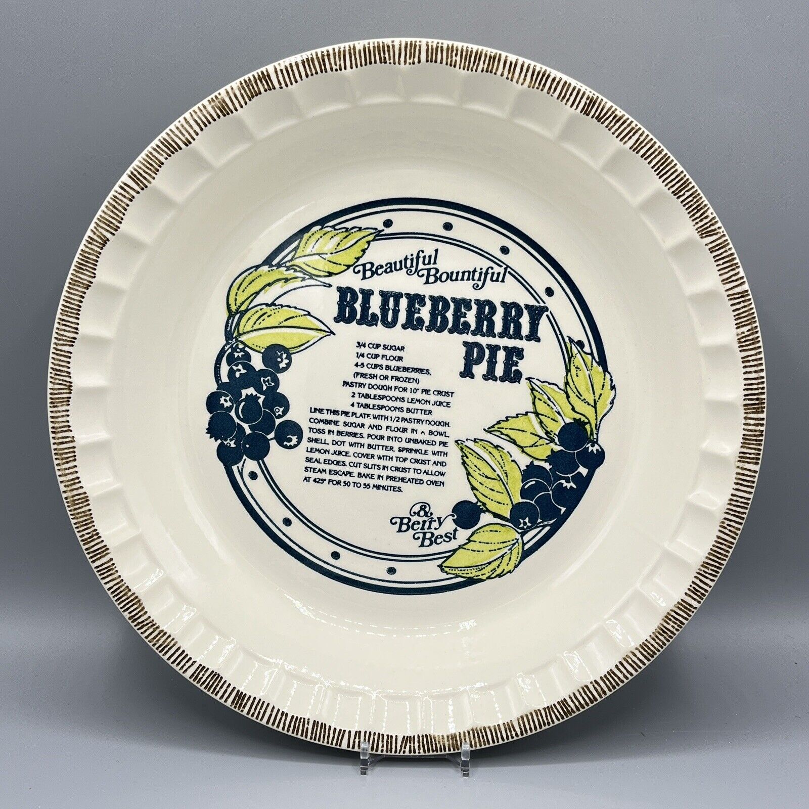 Vtg 1983 Blueberry Pie Pie 11\