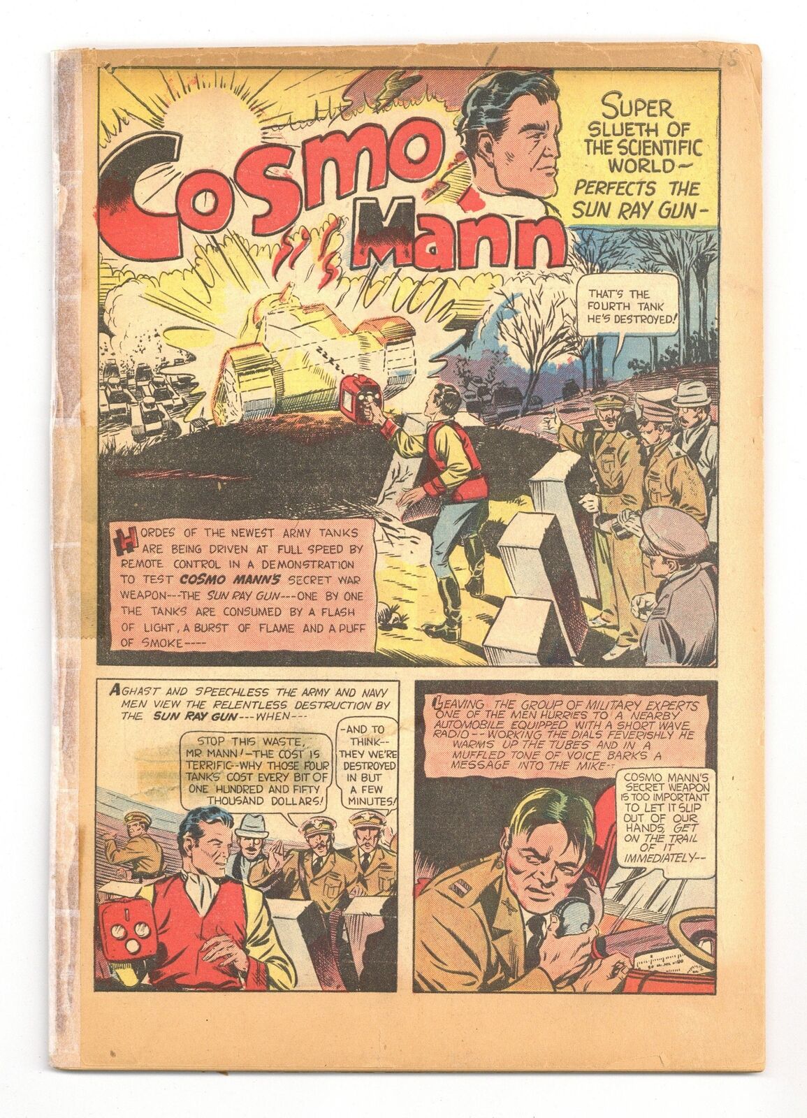 Bang-Up Comics #1 Coverless 0.3 1941