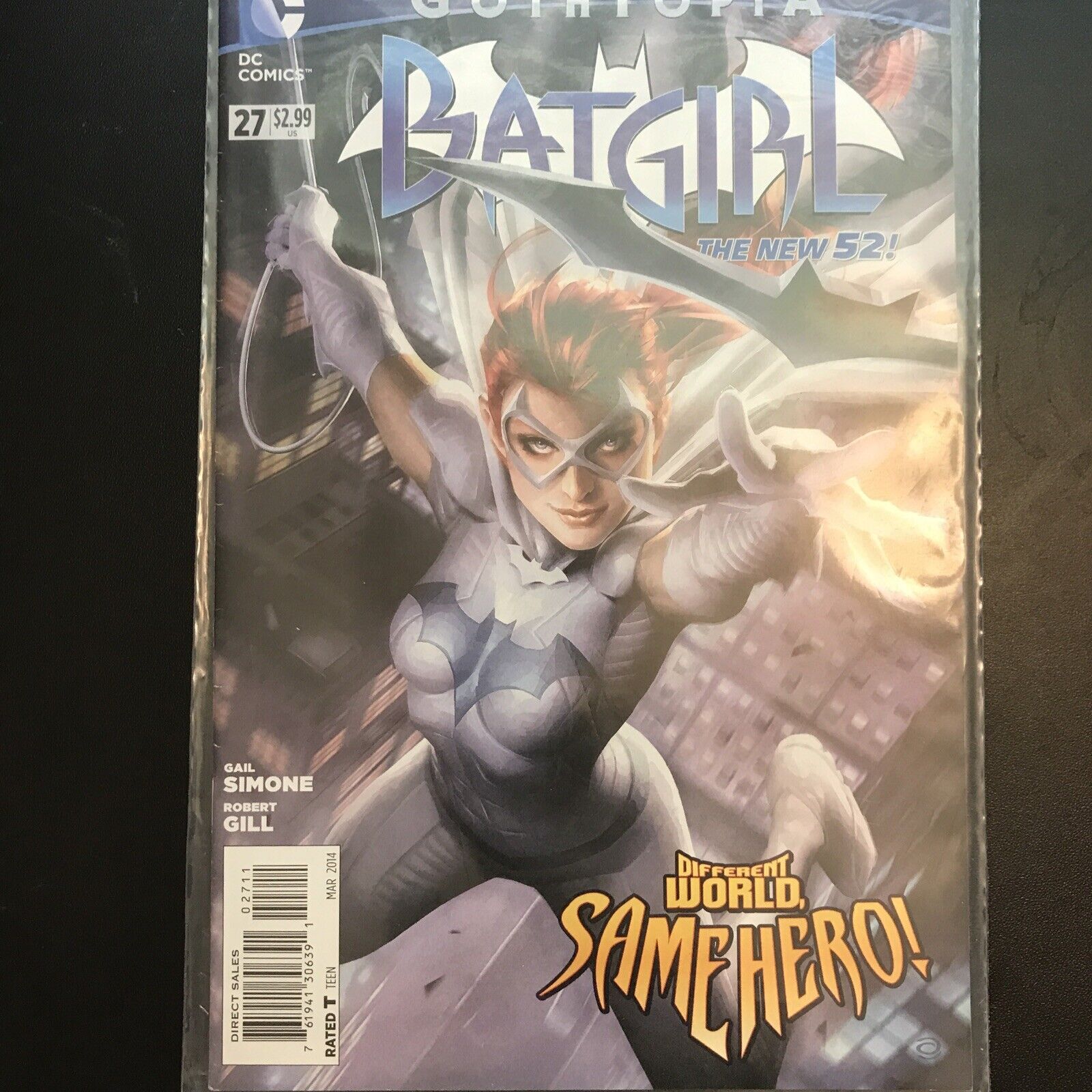 BATGIRL #27 (2011) ALEX GARNER 1ST PRINT COVER - Different World Same Hero DC