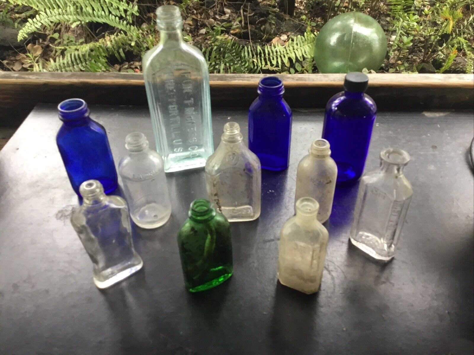 Lot 11 Vintage Bottles Medical & Home Remedies