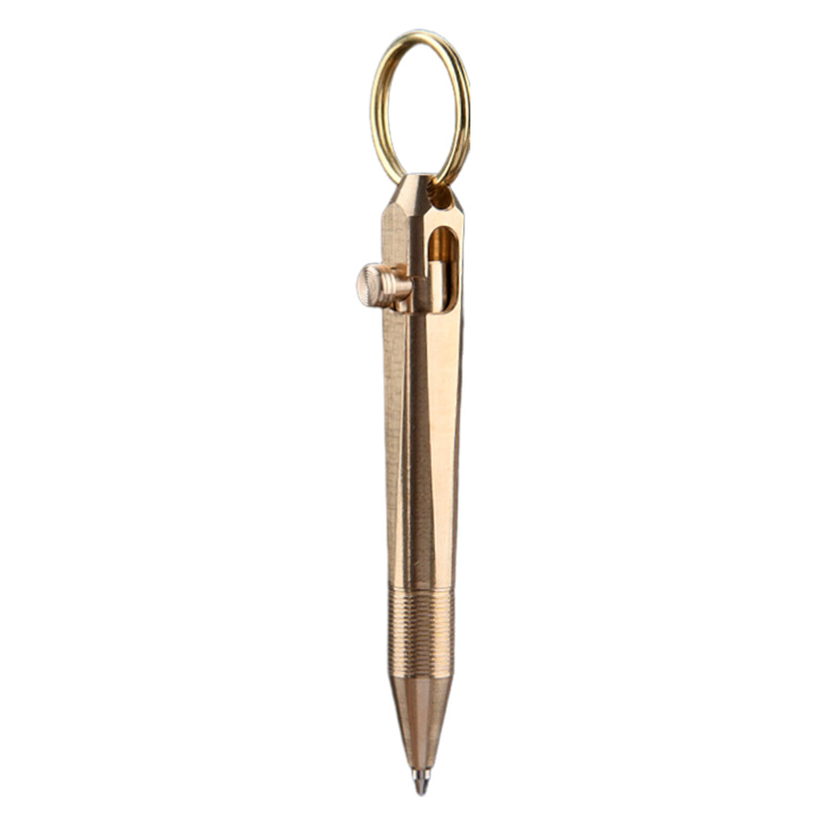 Mini Brass Pen Portable Creative Retro Brass Metal Pen For Delicate Signature 