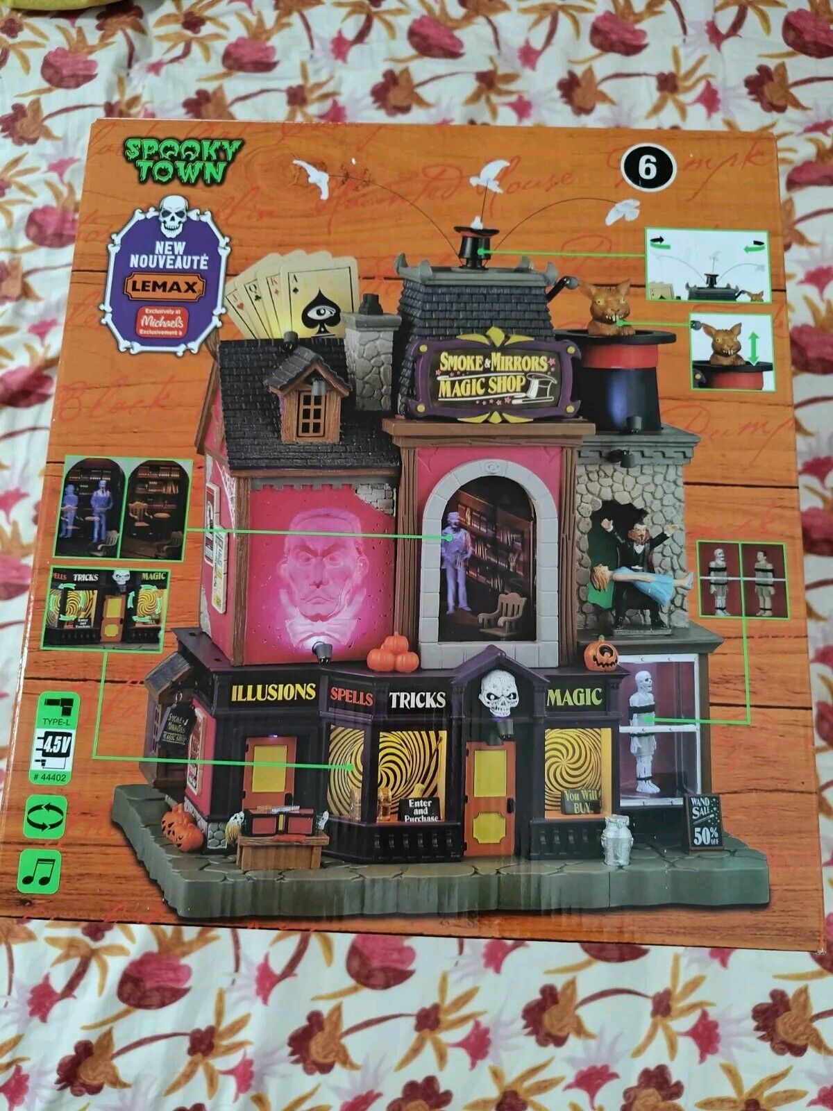 NIB Lemax Spooky Town Smoke And Mirrors Magic Shop Michael’s Exclusive 2024 New