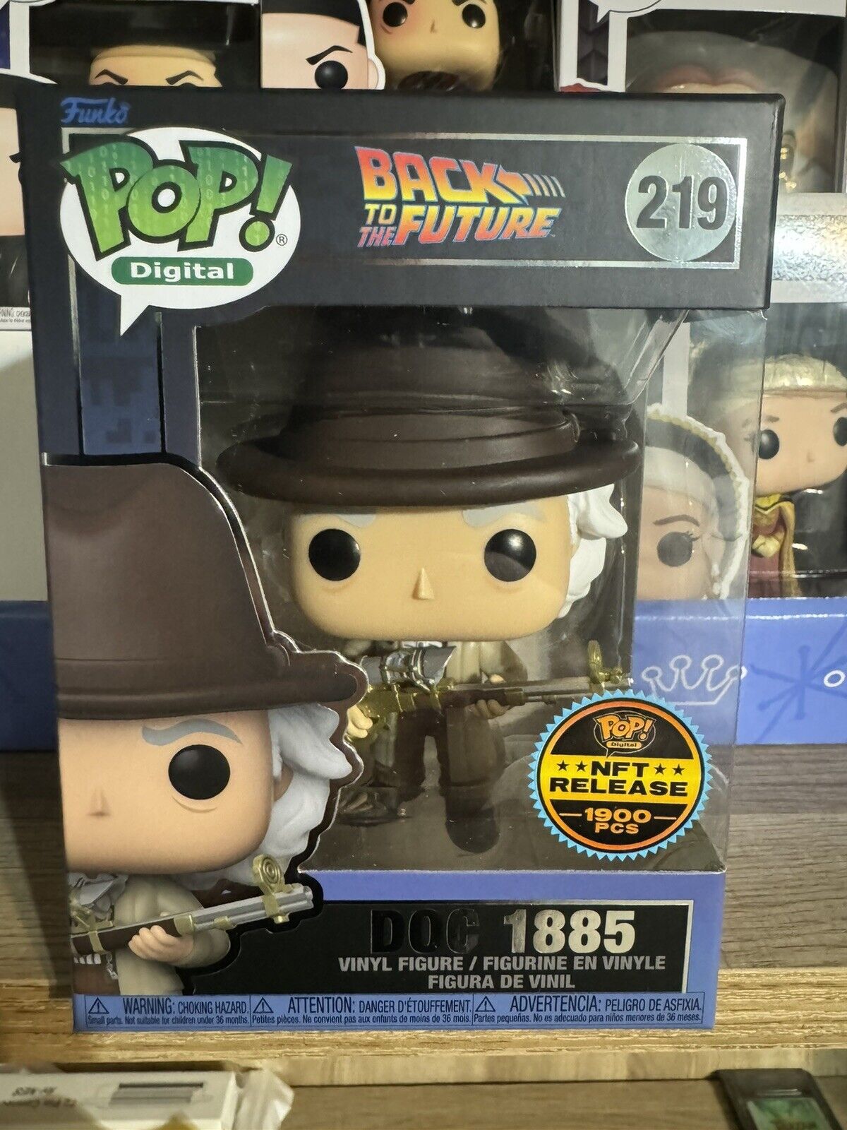 Funko Pop Back To The Future Doc 1885 #219 INHAND 2024 In New Protector