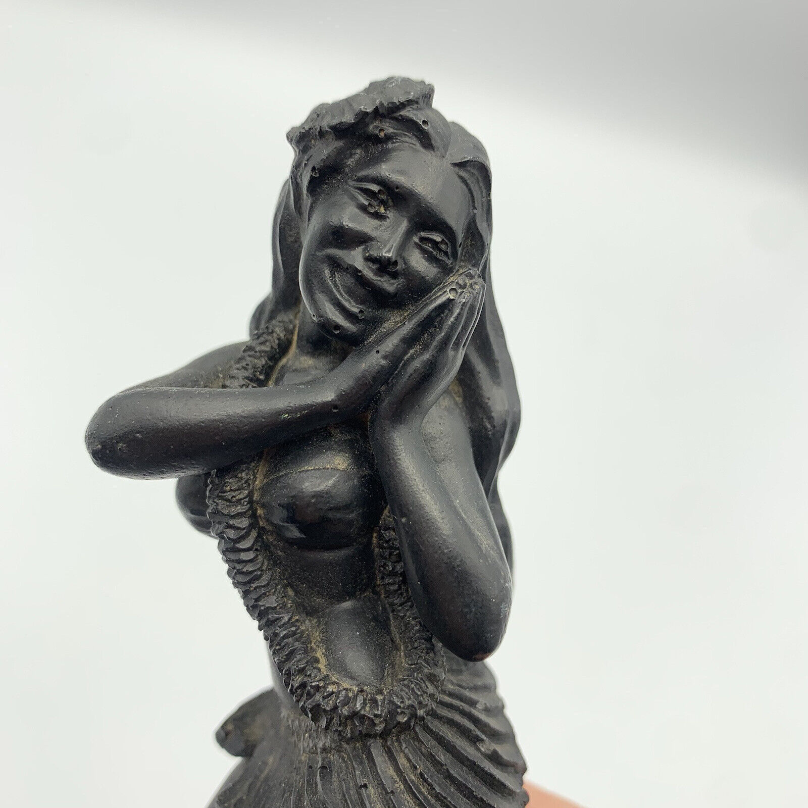 Vintage HIP Original Made in Hawaii Hula Dancer Girl Statuette Figurine