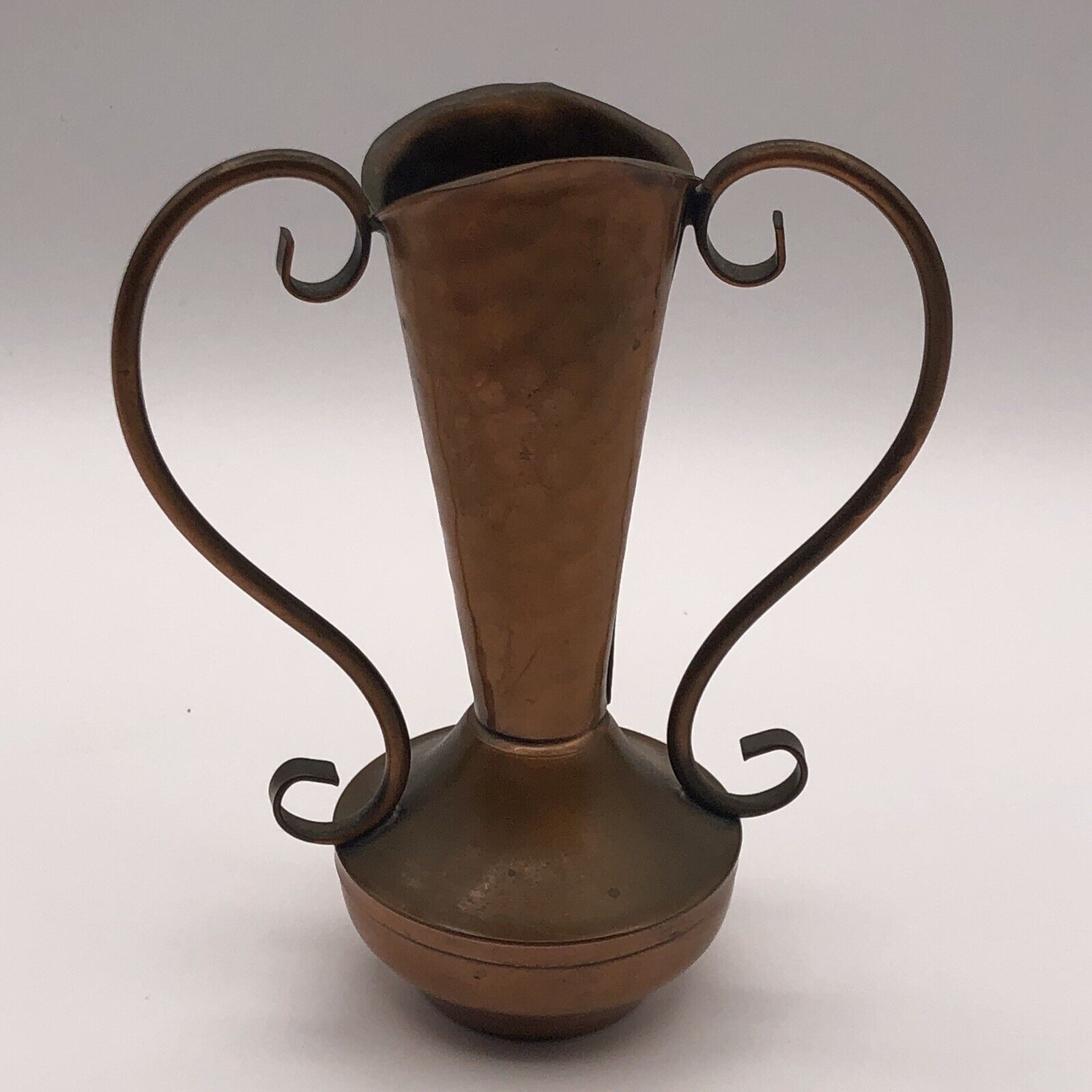 Gregorian Copper Dual Handle Vase