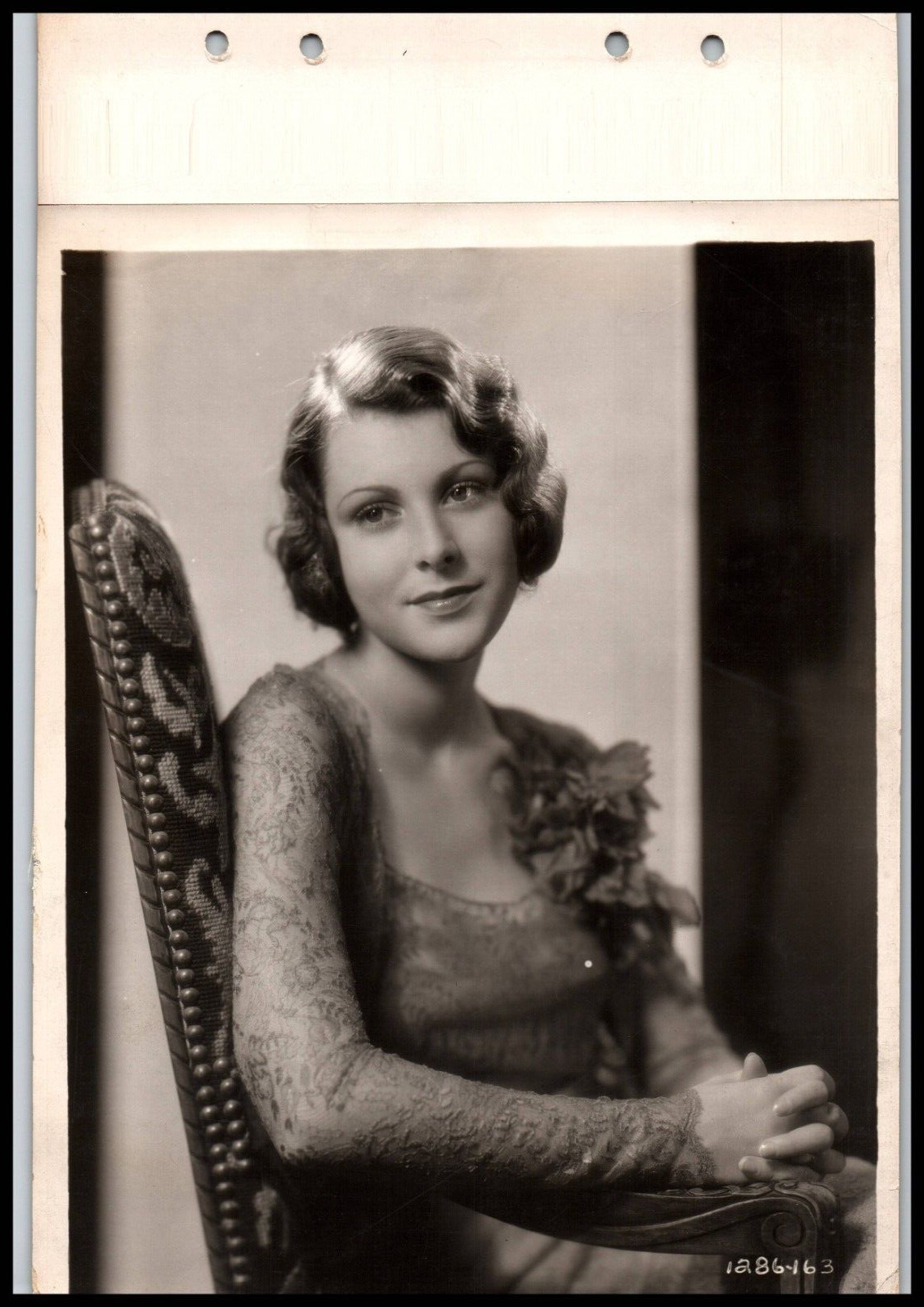 Hollywood Beauty FRANCES DEE 1930s STYLISH POSE STUNNING PORTRAIT Photo 685