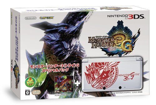 Nintendo 3DS Monster Hunter 3G Special Pack Game Console & Software