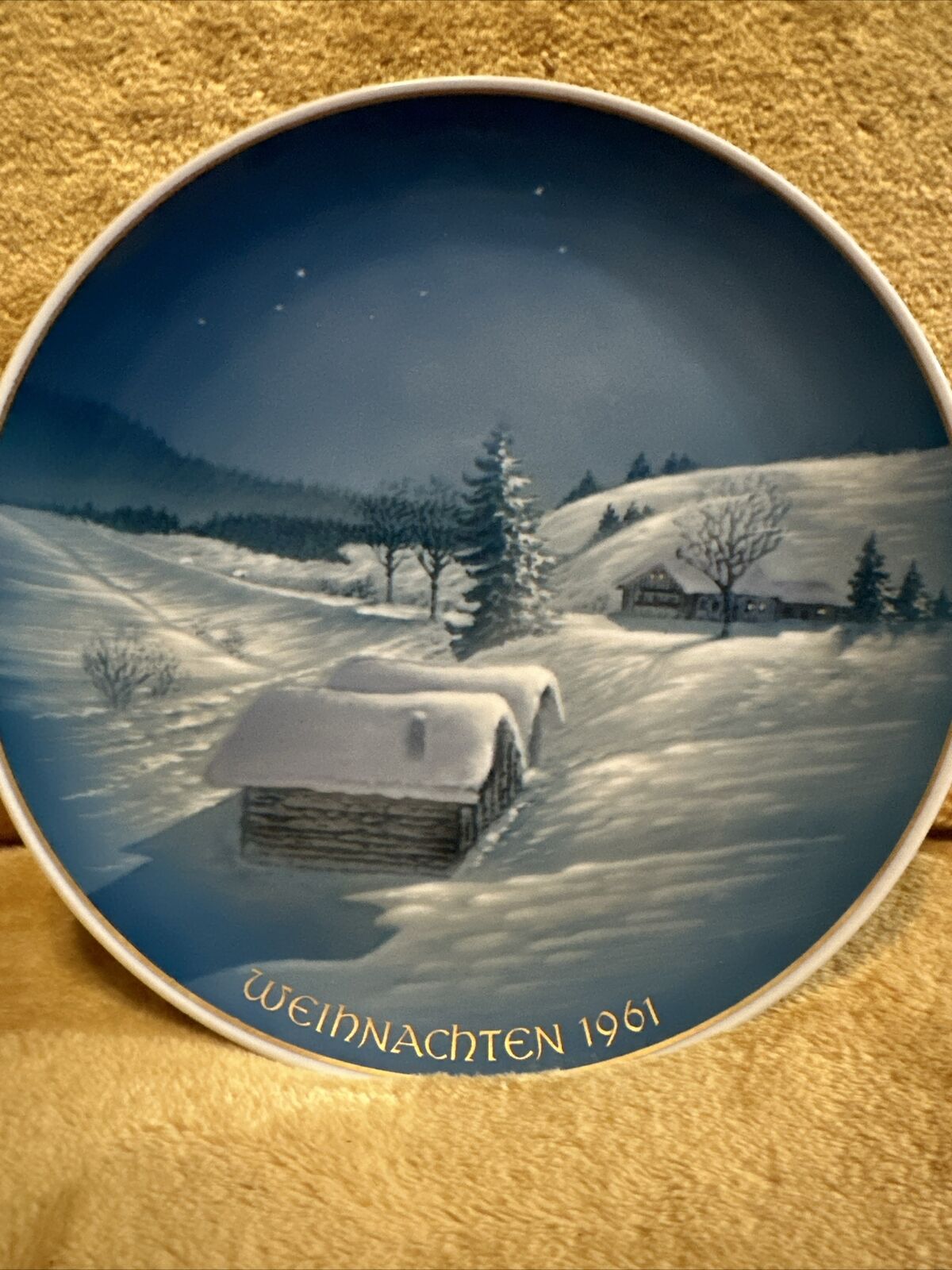 Rosenthal Weihnachten  Einod-Weihnacht Christmas Collector Plate 1961 Germany