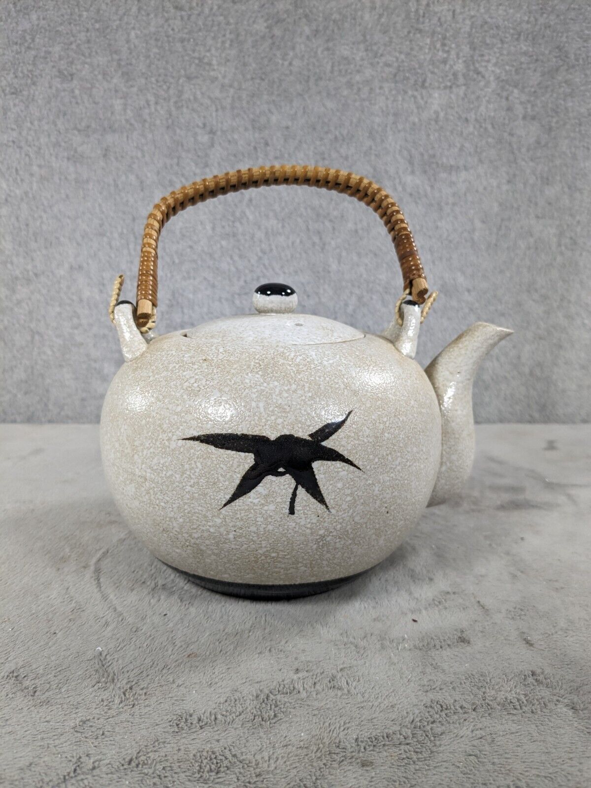 Vintage Ceramic Teapot from Japan Flower Design 5\