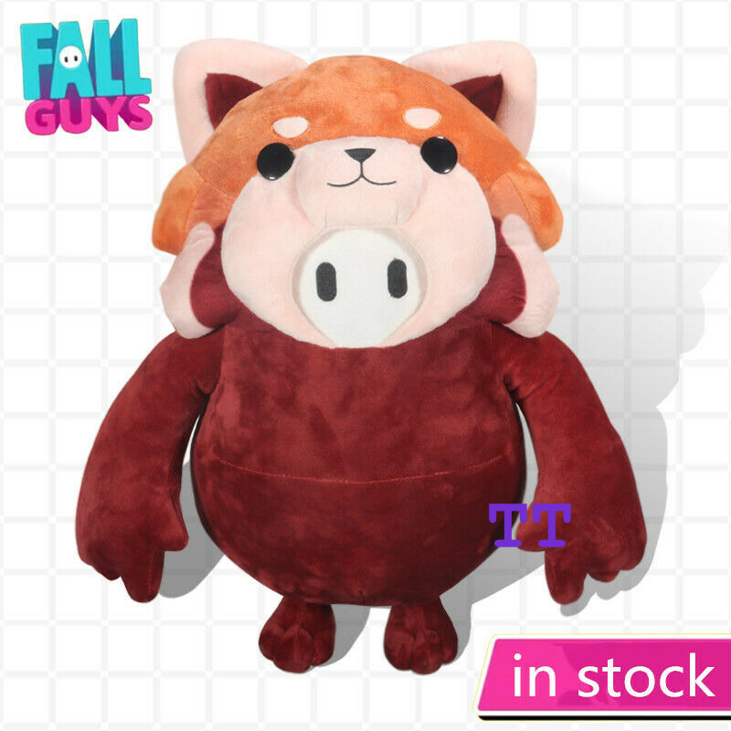 New Fall Guys 15.7'' Panda Plush Pillow Doll Soft Stuffed Toy Cosplay Xmas Gift