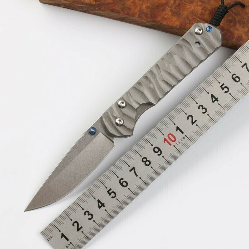Small Sebenza 21 D2 Blade Titanium Handle Tactical Outdoor Pocket Folding Knife