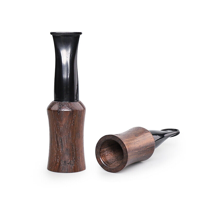 Ebony Wooden Cigar Mouthpiece Tips Portable Cigar Holder Size 38-42 Gauge Ring