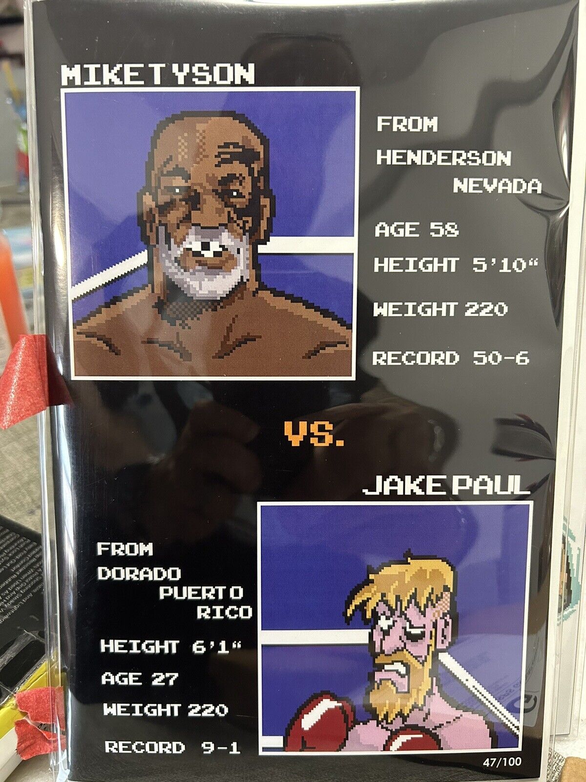 Fame: OLD Mike Tyson 1 Punch Out Round 2 Variant Limited 47/100