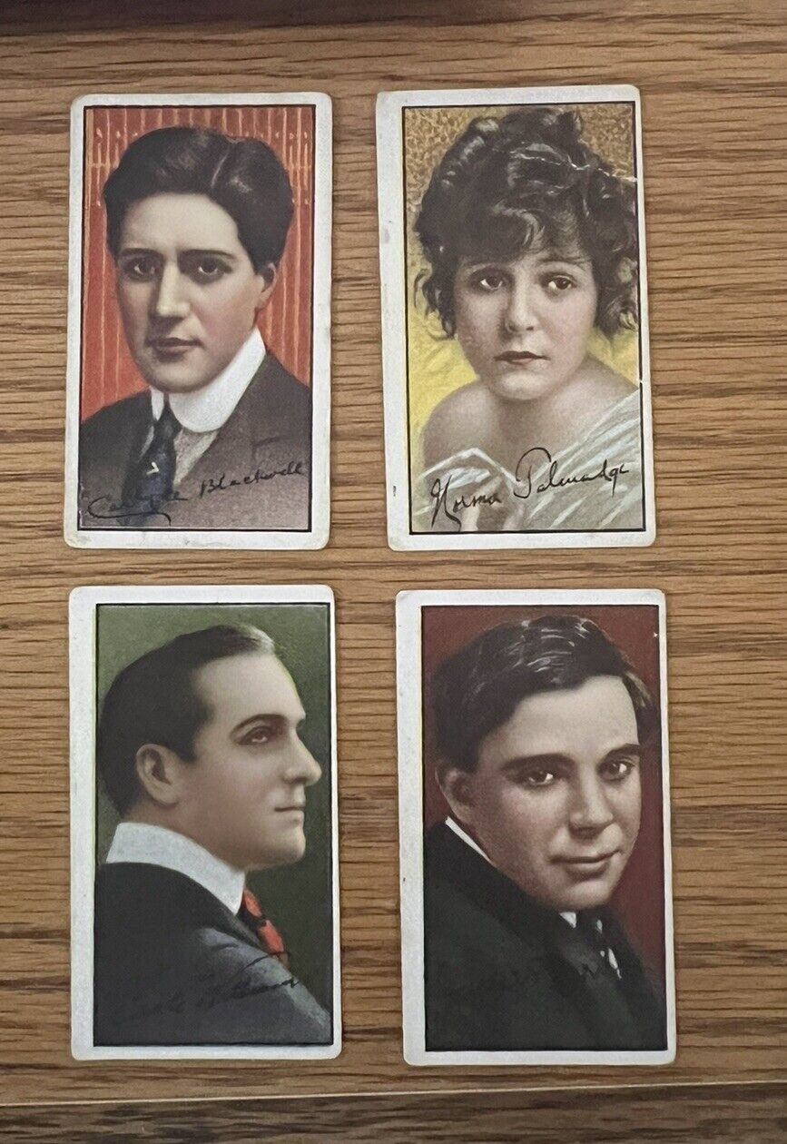 Imperial Tobacco Canada, 1925  Movie Stars Lot Of 4,