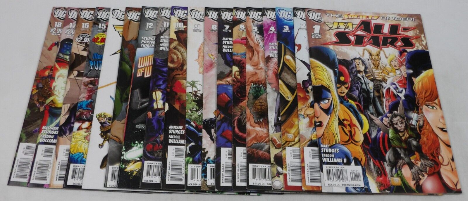 JSA All-Stars Vol. 2 #1-18 VF/NM complete series Justice Society of America 2010