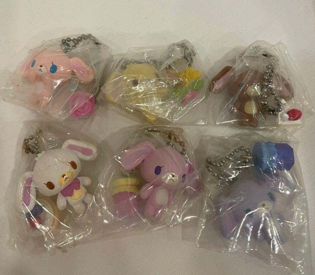 Sanrio Sugar Bunnies Nakayoshi Figure Mascots, 6 Types, Limited Rare Japan