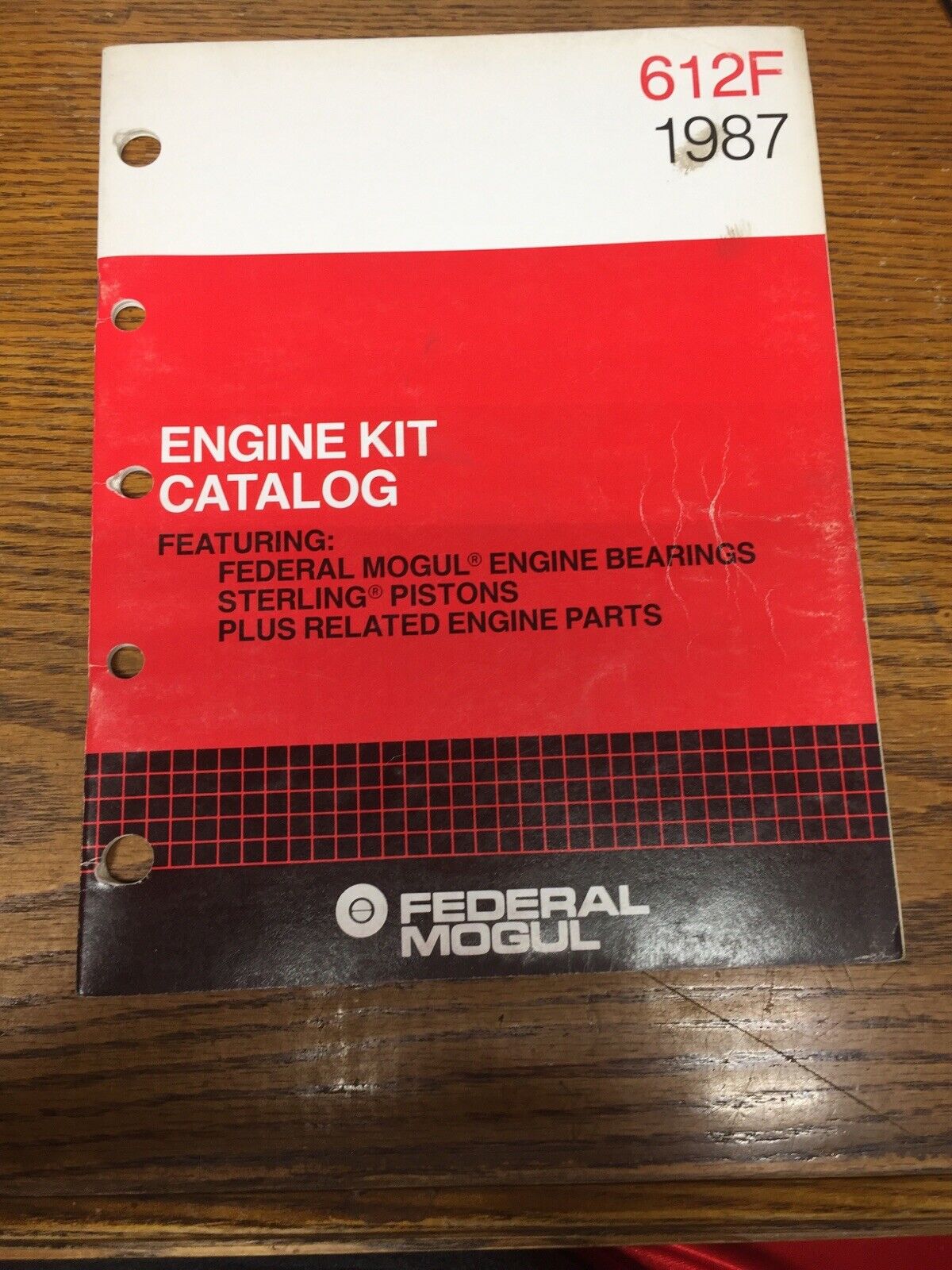 Vintage 1987 FEDERAL-MOGUL Sterling Pistons Engine Kit Catalog