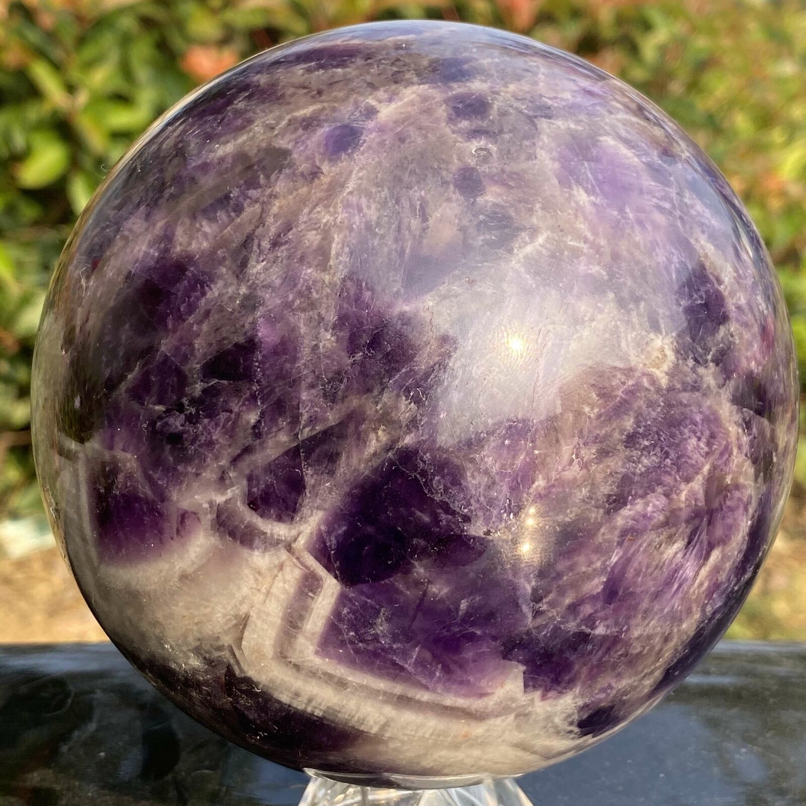 2340g Rare High Quality Purple Dream Amethyst Quartz Crystal Sphere Healing Ball