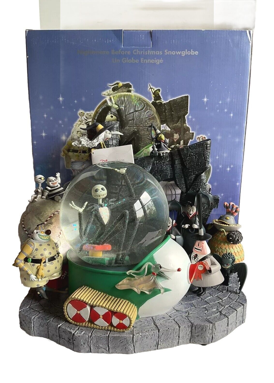 Disney Nightmare Before Christmas Snowglobe 1993 Motion Collectible Vintage