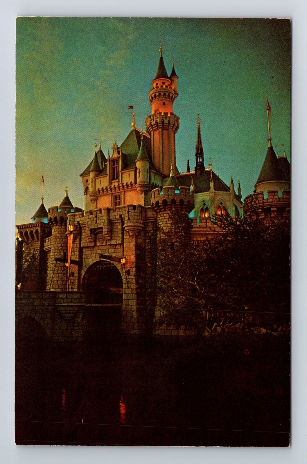 Anaheim CA-California, Disneyland, Sleeping Beauty Castle, Vintage Postcard
