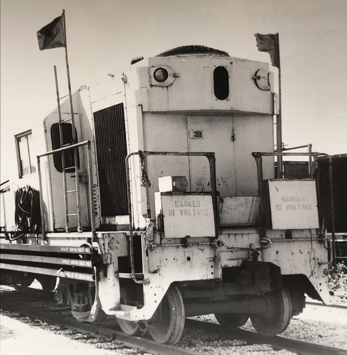 Electromotive Load Tester Railroad EMD Train Photo McCook IL 1978