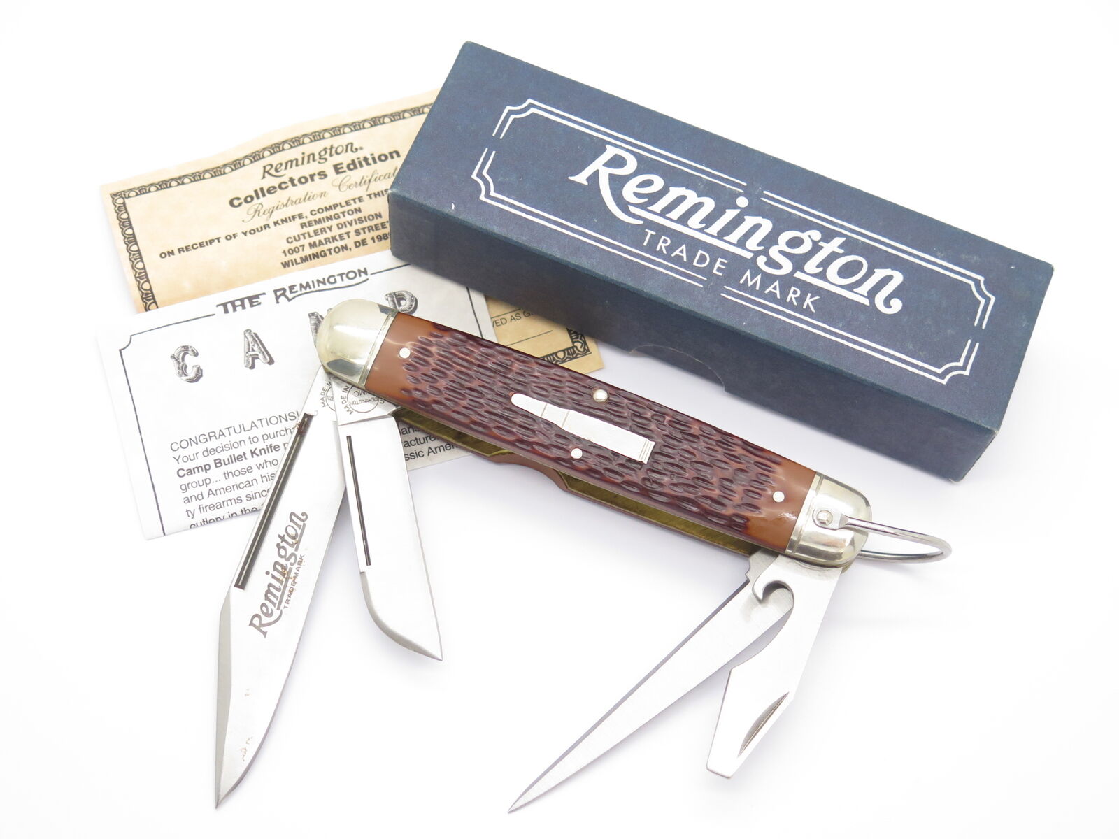 1994 Remington R4243 Camp Bullet USA Delrin Scout Folding Pocket Knife