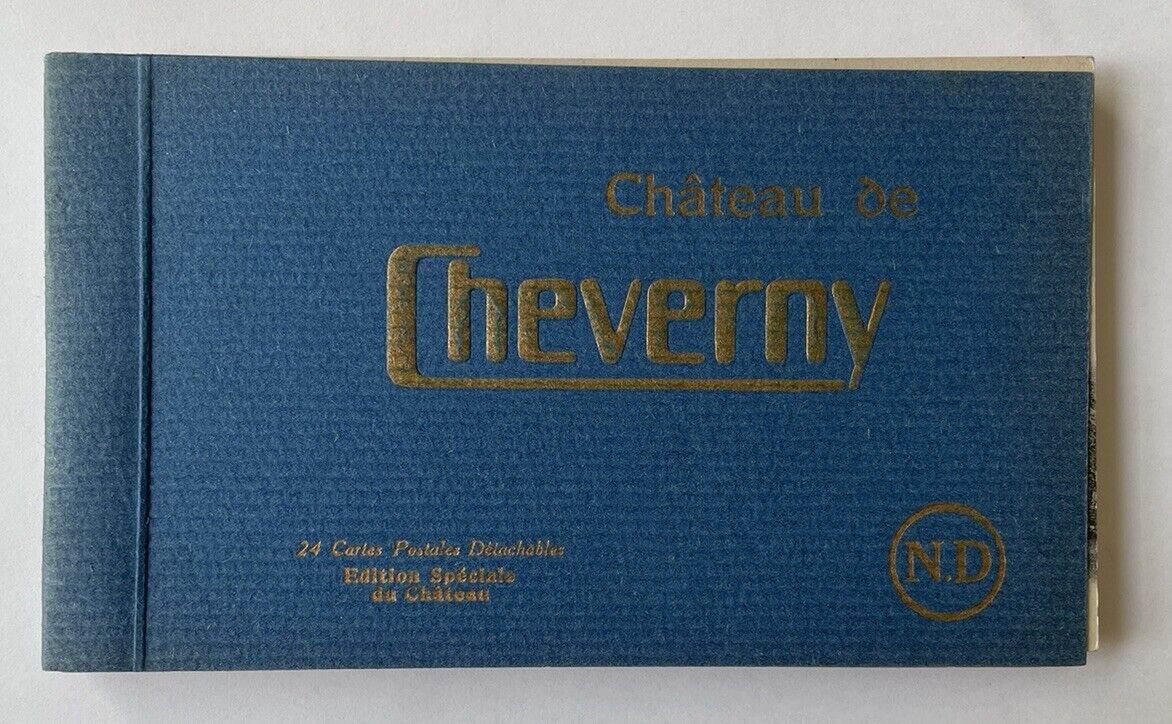 Lévy et Neurdein Réunis Postcard Album, 24 Postcards, Chateau De Cheverny France