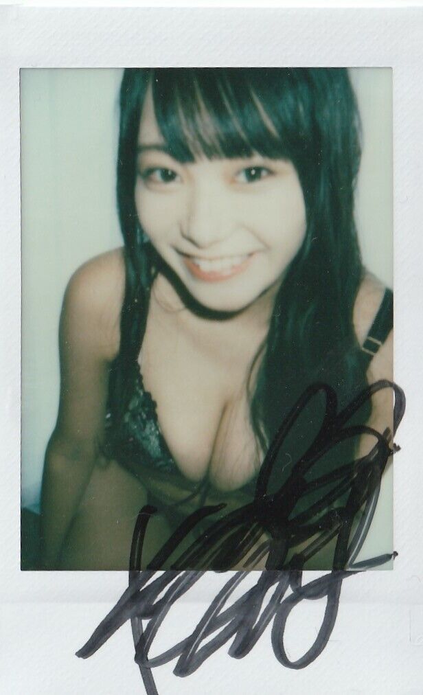 Kiho Sakurai autographed cheki Japan limited instax photo