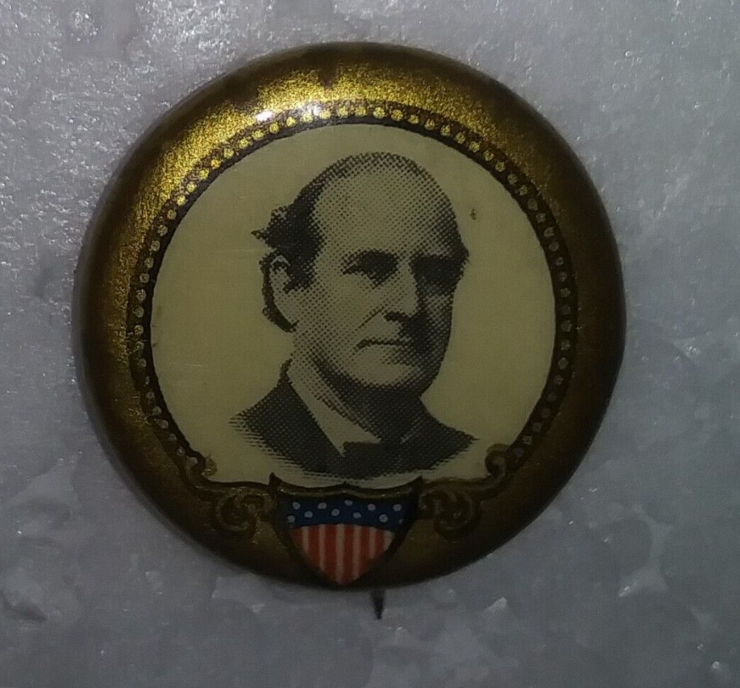 Antique 1896 William Jennings Bryan Political Presidential Campaign Pinback