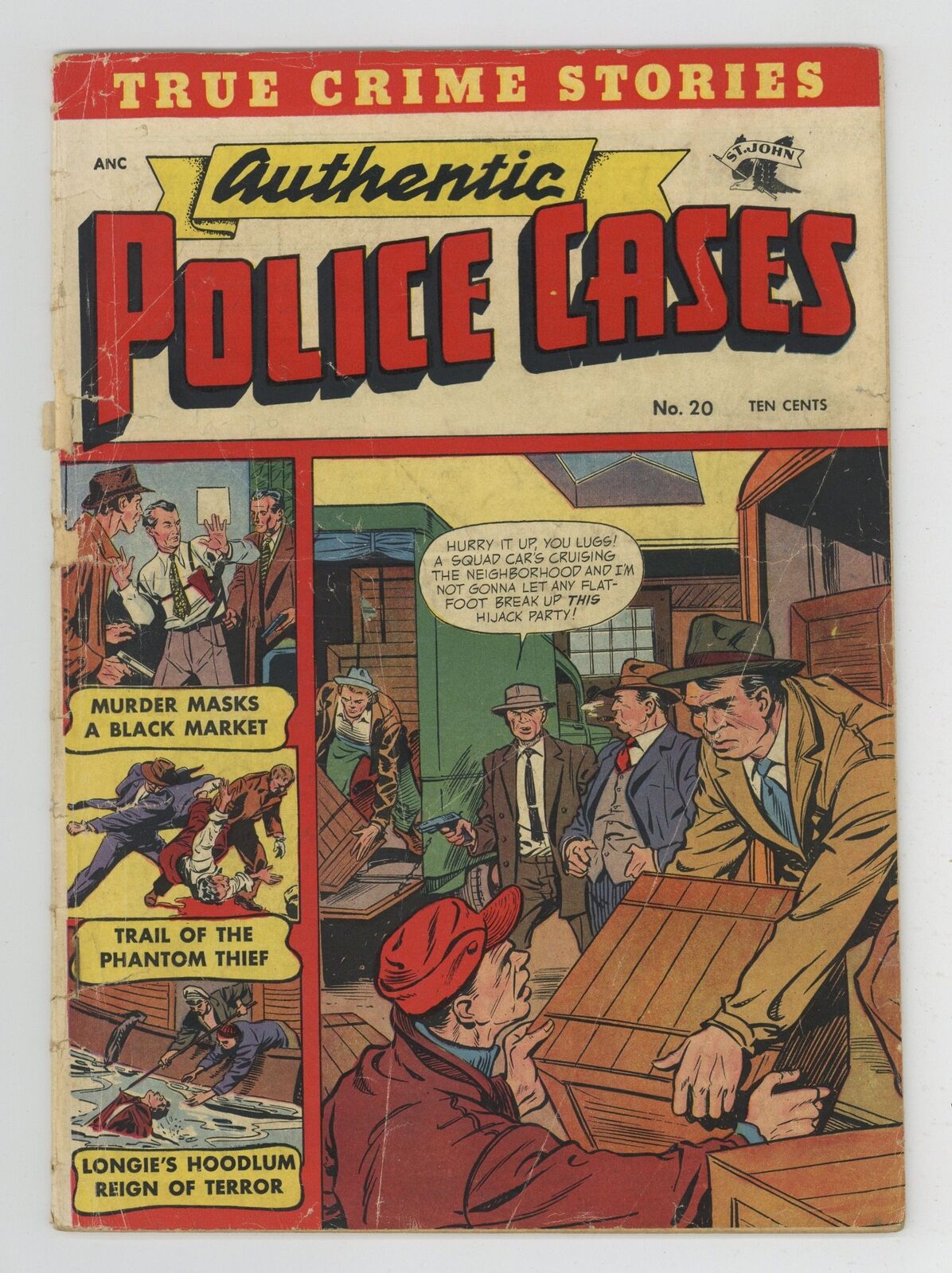 Authentic Police Cases #20 GD- 1.8 1952