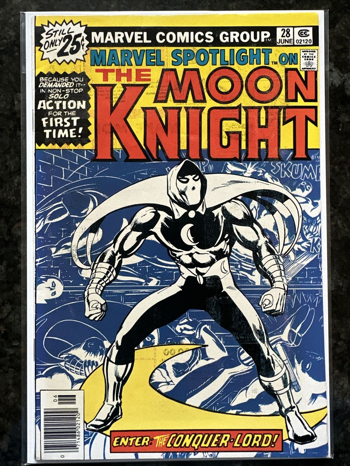 Marvel Spotlight #28 1976 Key Marvel Comic Book 1st Solo Moon Knight Story