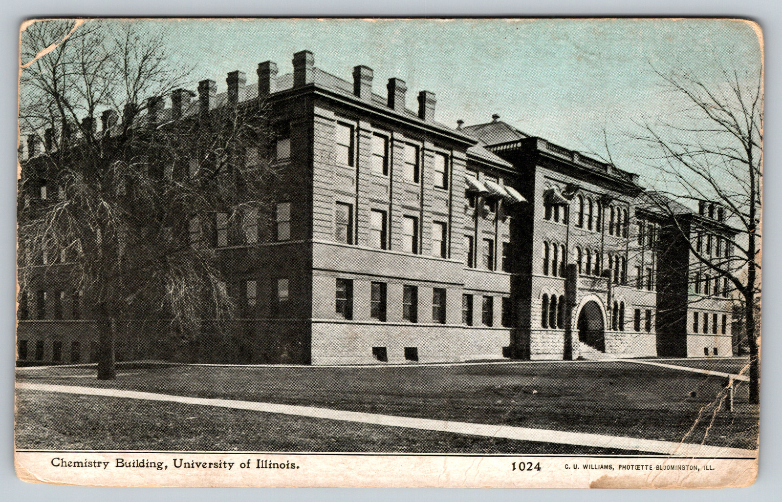 c1910s Chemistry Building University of Illinois Antique Postcard
