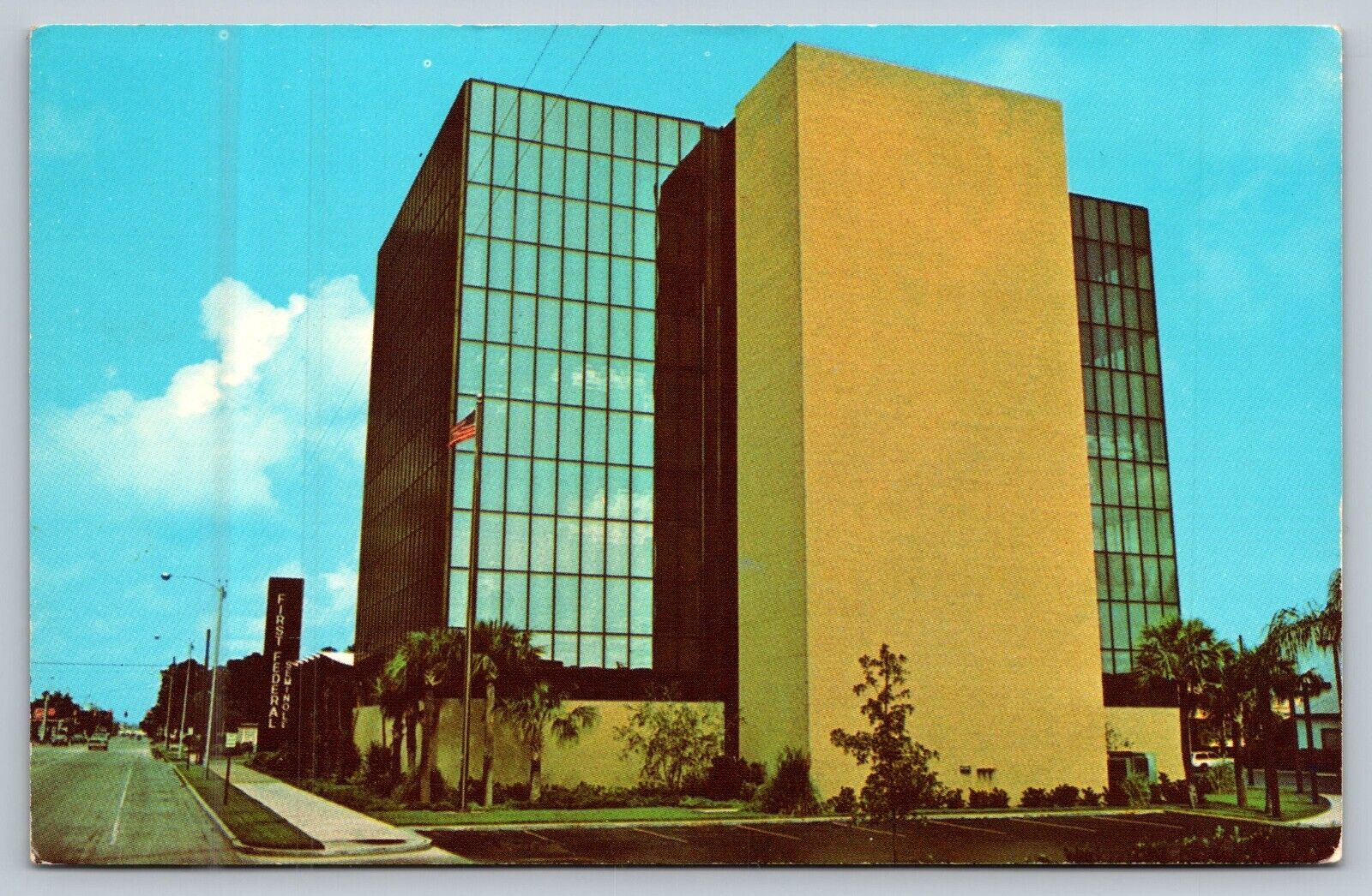 Sanford FL-Florida, Main Office First Federal Of Sanford Vintage Postcard