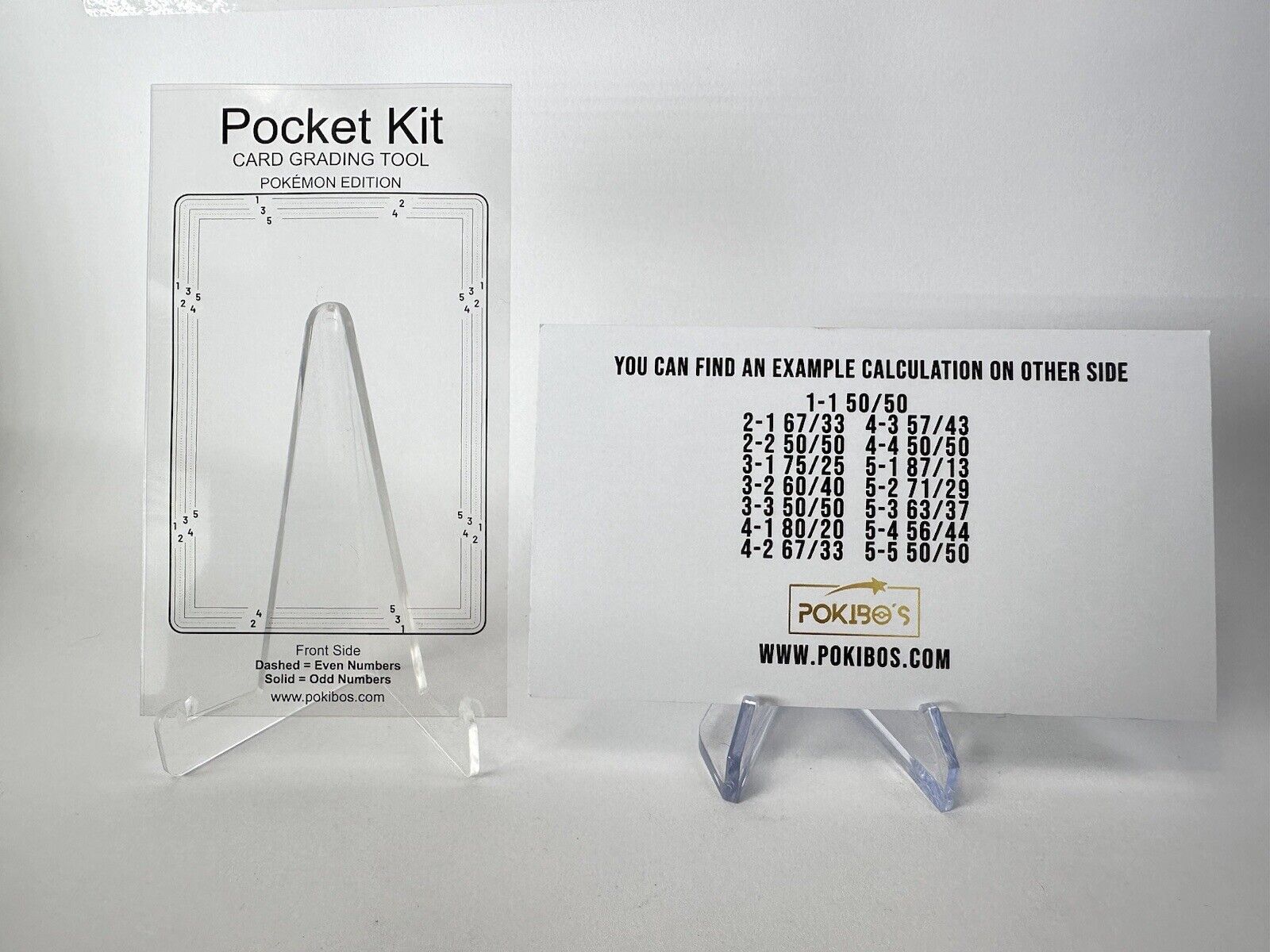 Pocket Kit Center Tool for Pokemon Cards - Grading Tool PSA BGS CGC Grading