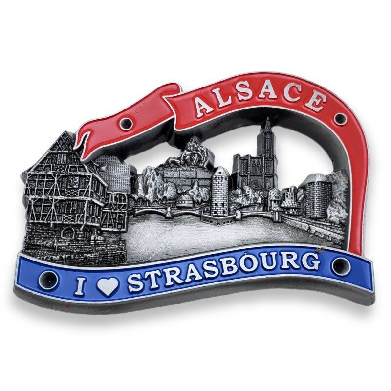 Strasbourg Fridge Refrigerator Magnet Travel Tourist Souvenir Gift Metal France