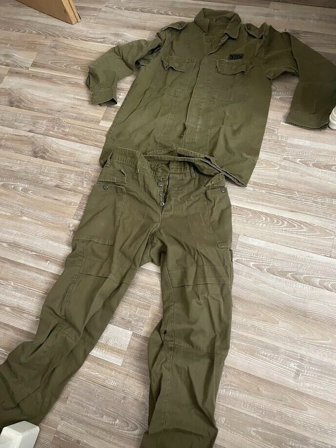 IDF israeli army Zahal uniform shirt and pants madei bet uniform fullset Size M