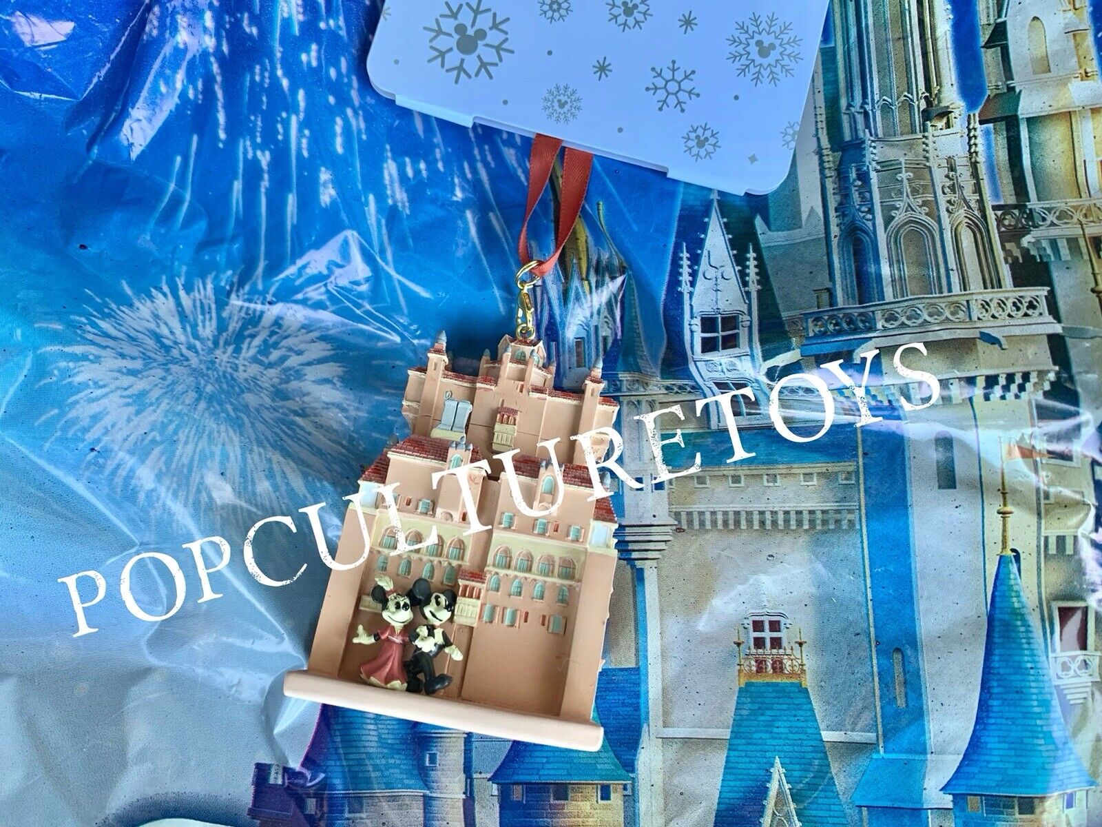 Disney Parks 2024 Christmas Ornament Hollywood Studios Tower Of Terror Hotel New