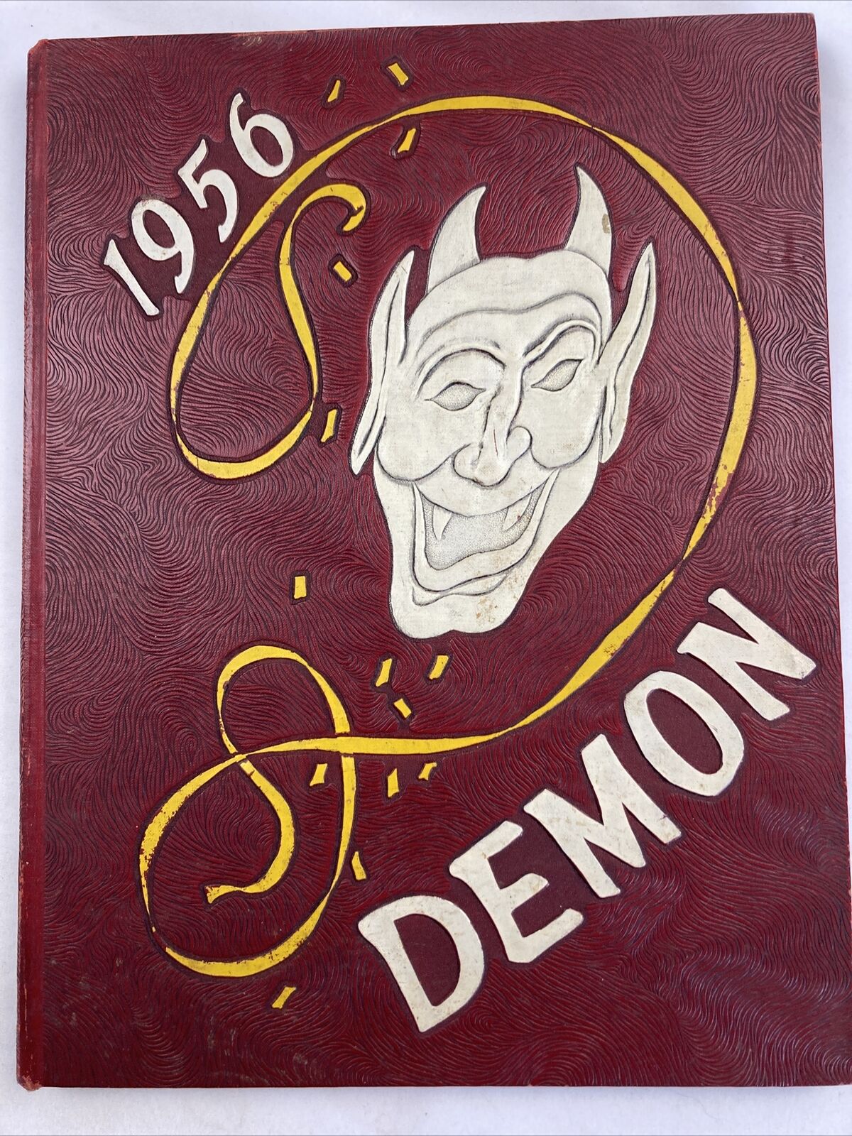 1956 Duncan High School Demon Yearbook Annual Vintage Oklahoma