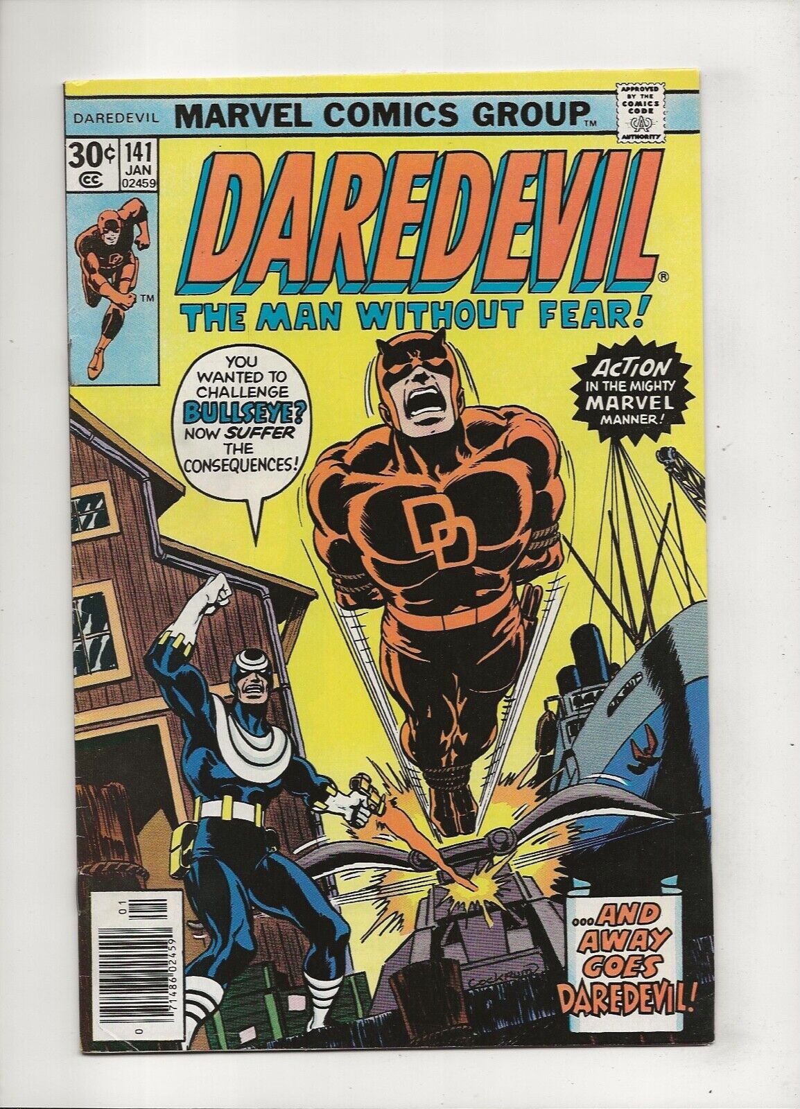 Daredevil #141 (1977) 3rd App Bullseye FN+ 6.5