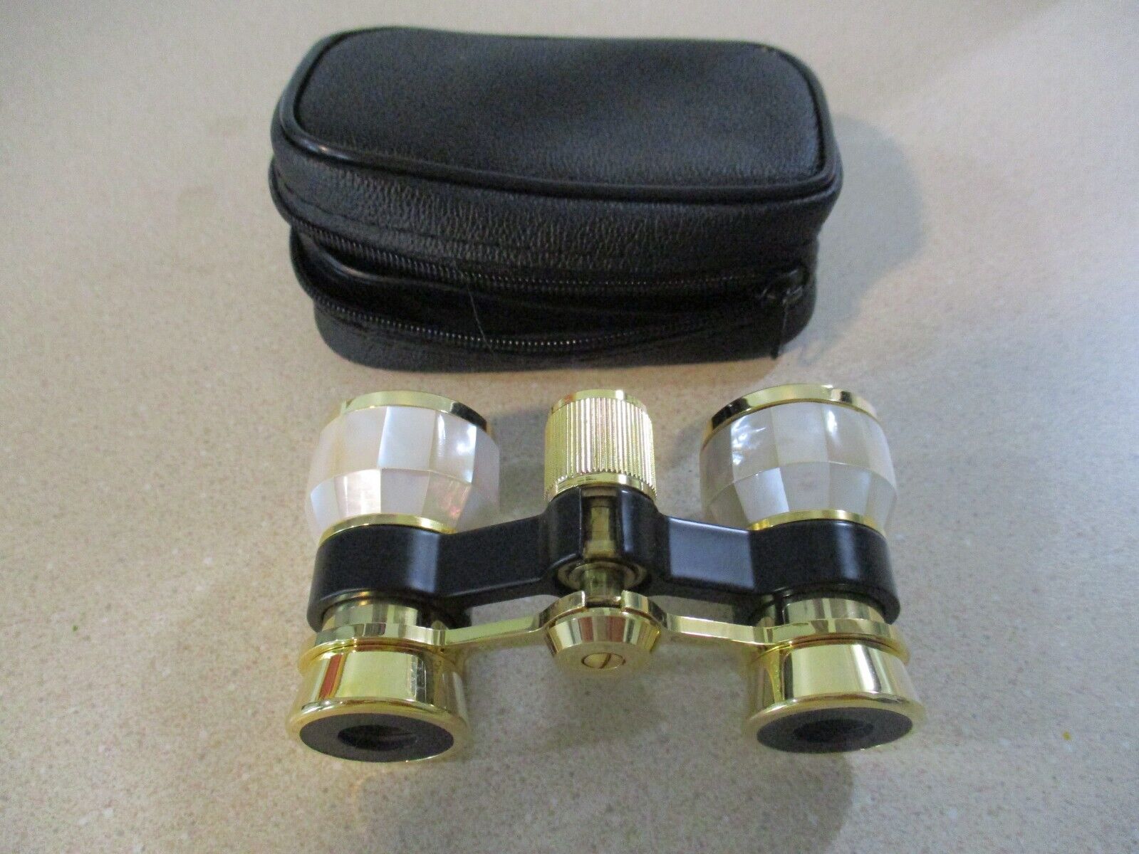 Mother of Pearl Tasco 3x #20-132595 Opera Glasses with case minty