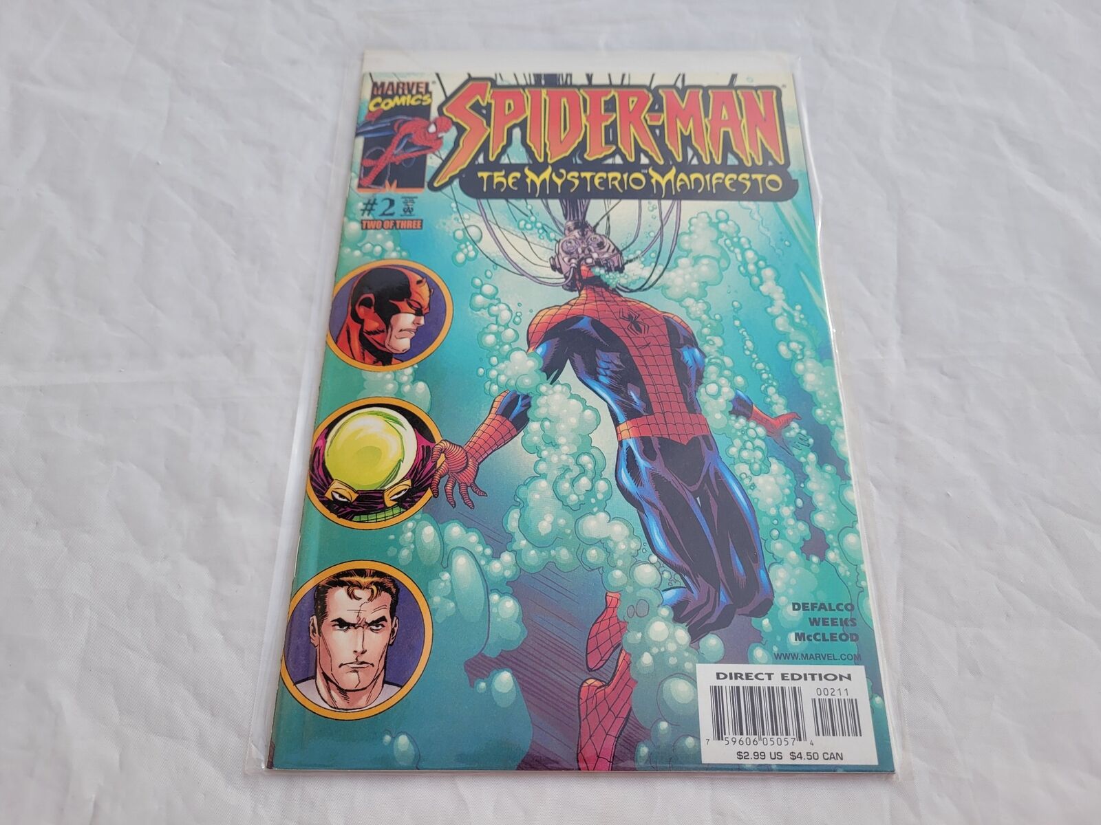 Ultimate Spider Man Issue Number 2 of 3 Marvel Comics The Mysterio Manifesto