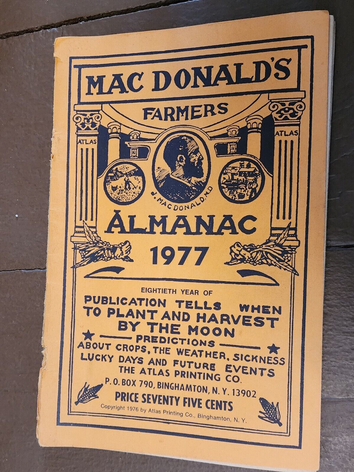 VIntage Mac Donald\'s Farmers Almanac Book Collectable - Great Gift - Choose Year