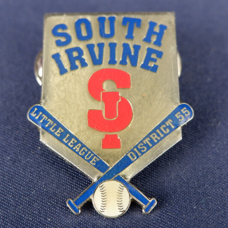 South Irvine Little League District 55 Youth Baseball Lapel Pin California 367