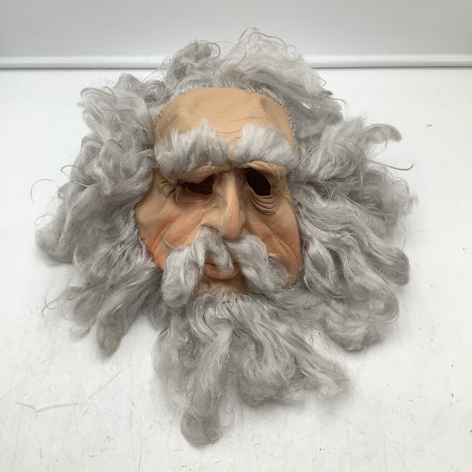 Vintage Cesar 1976 Mask Father Time Zeus Old Man Wizard Halloween
